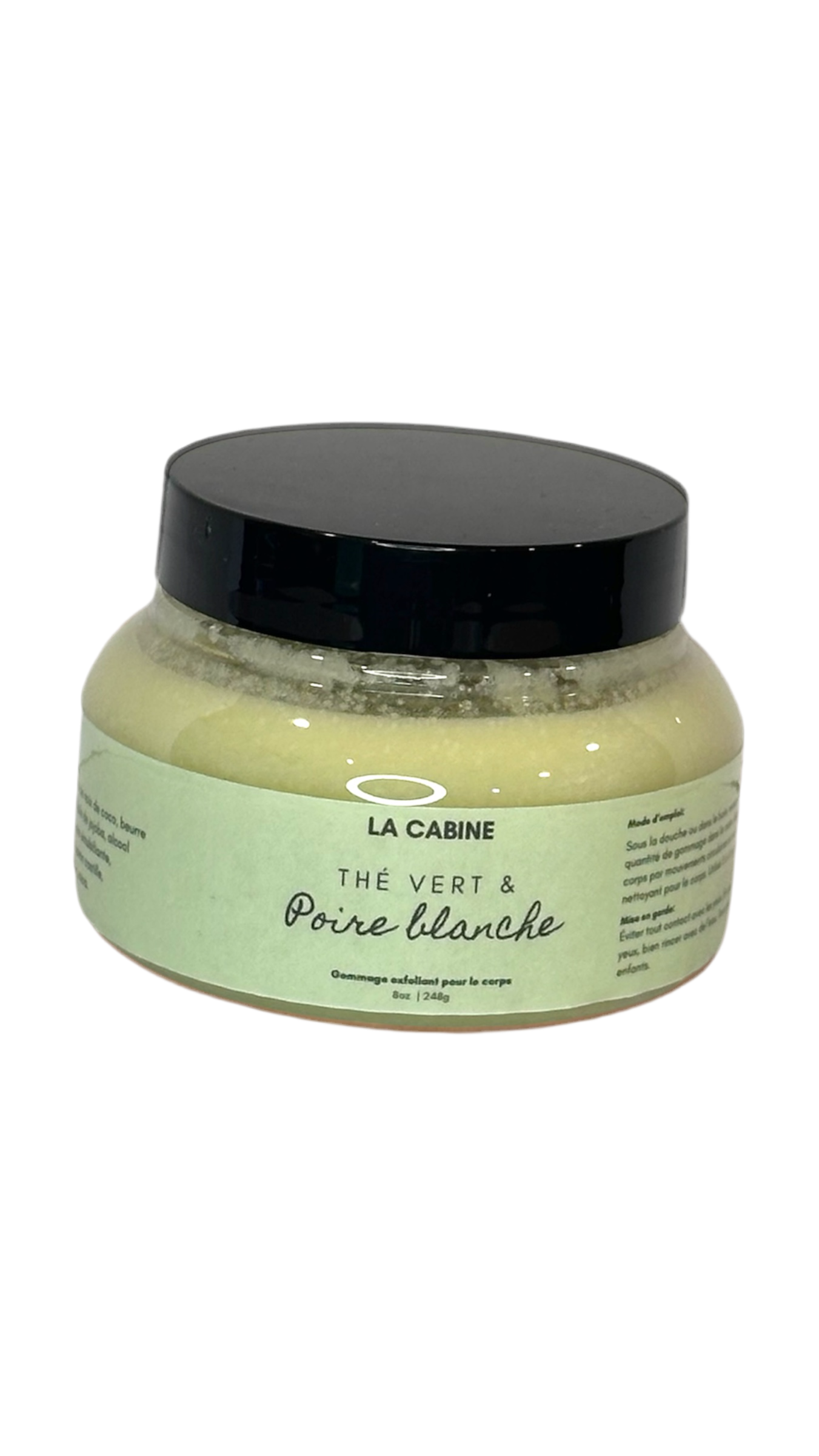 Exfoliant au sucre | Thé vert & Poire blanche