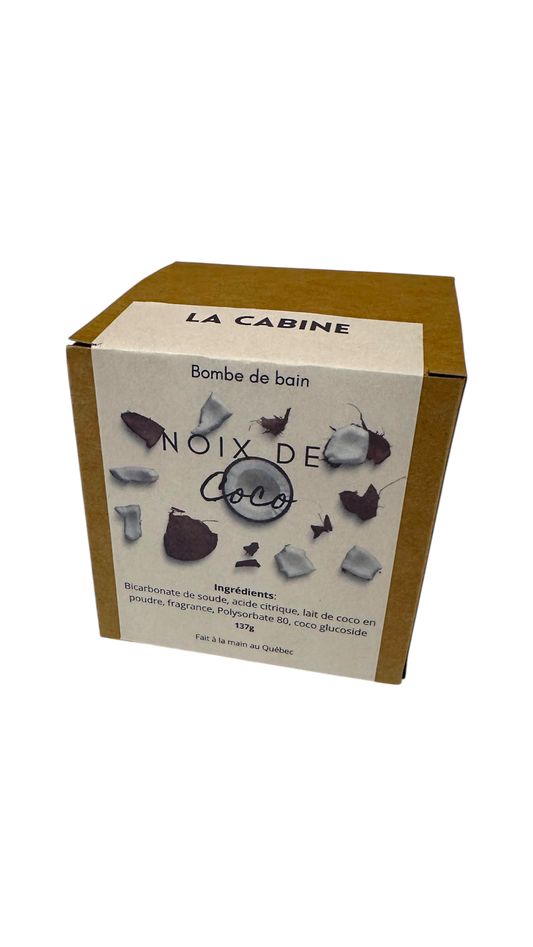 Bombe de bain | Noix de coco