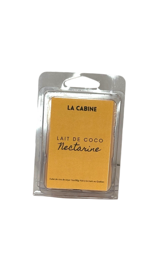 Cubes de cire | Lait de coco & Nectarine